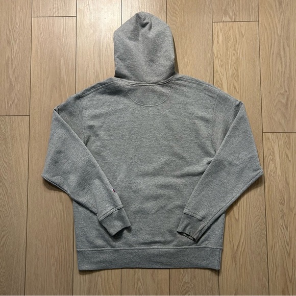Champion Powerblend Grey Hoodie Sweater Fleece Men’s Large - Picture 2 of 4